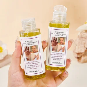 Skin Care Whitening Anti Dark Spot Purifying Extra Strength Lightening Yellow Peeling Oil for Body and Face
