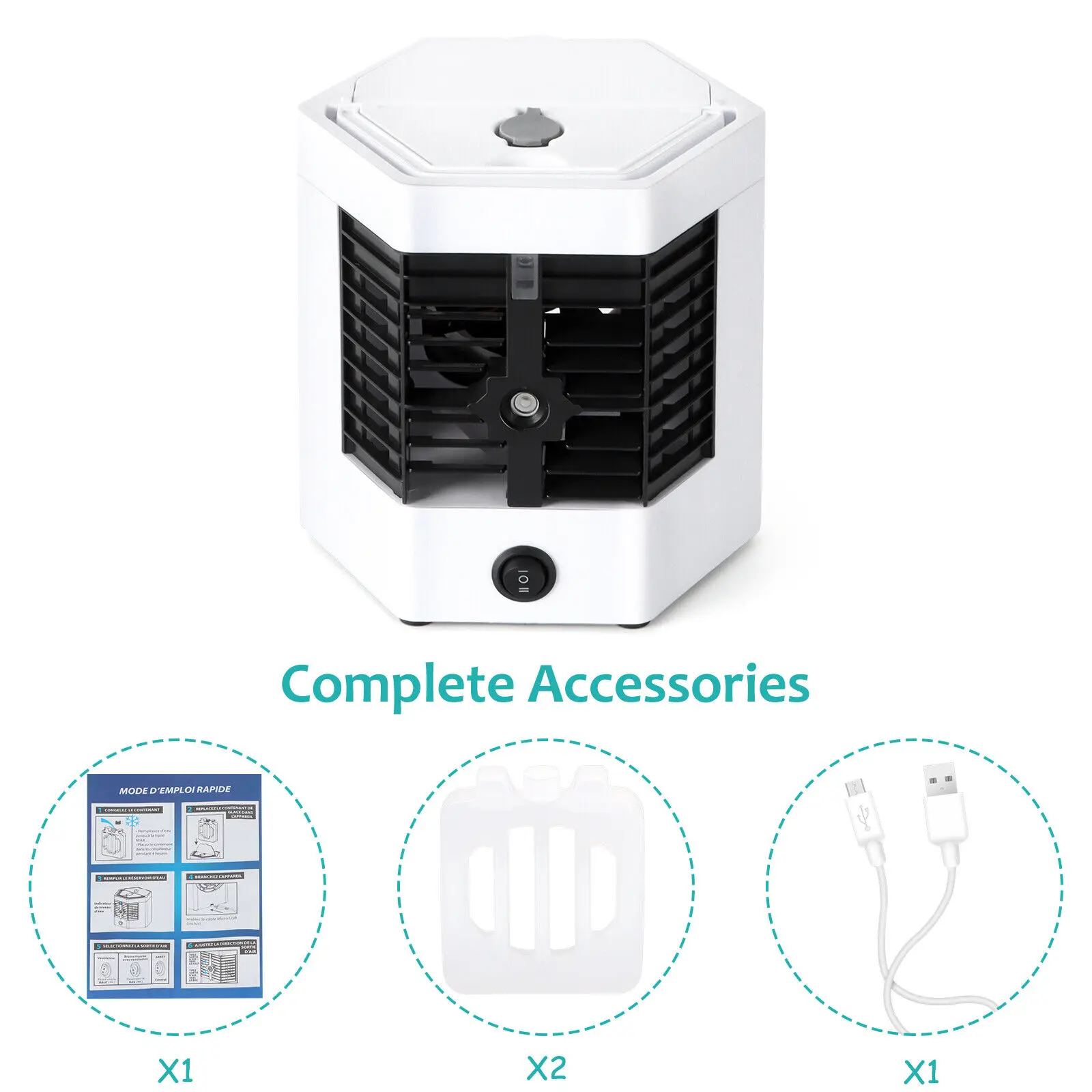Air Conditioner, 5th, Portable, USB - detail 16