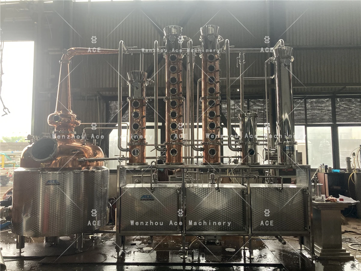 Ace Factory Distiller Still Copper Still Reflux Alcohol Distillation Equipment Popular - Image 6