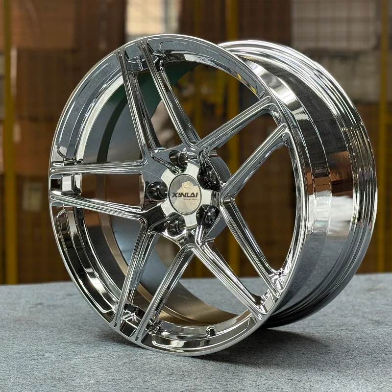 XL 1-Piece Monoblock Chrome Deep Dish Concave Custom Forged Wheel 5x114.3 5x120 5x112 Car Alloy Wheels 17-23 Inch Rim - Image 6