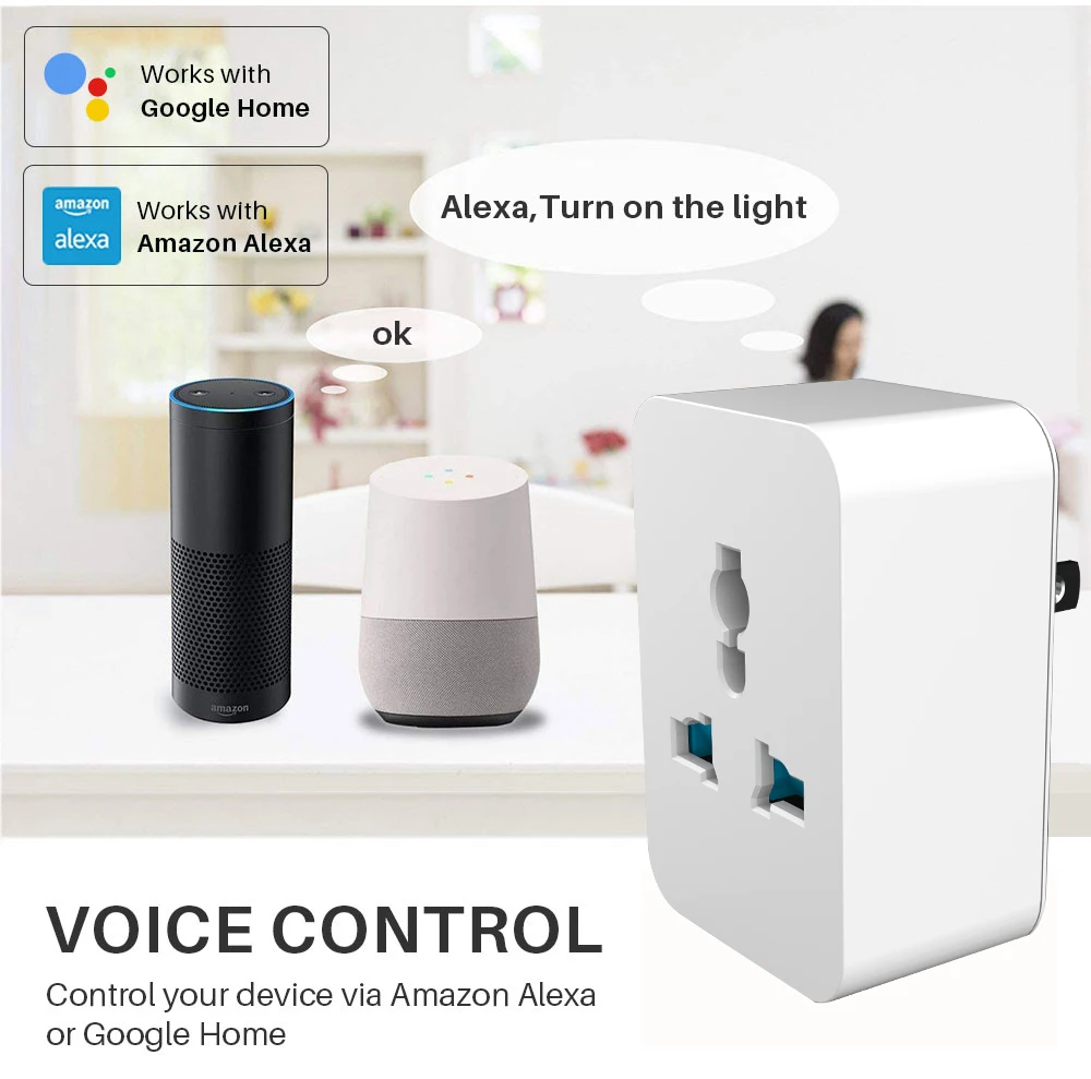 Mini Smart Plug Wifi Socket Smart Outlet Socket Timing for Alexa