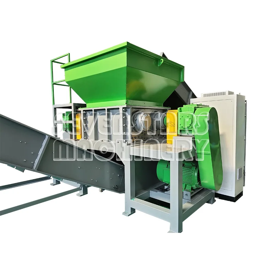 SEVENSTARS MACHINERY Double Shaft Shredder machine for plastic lumps