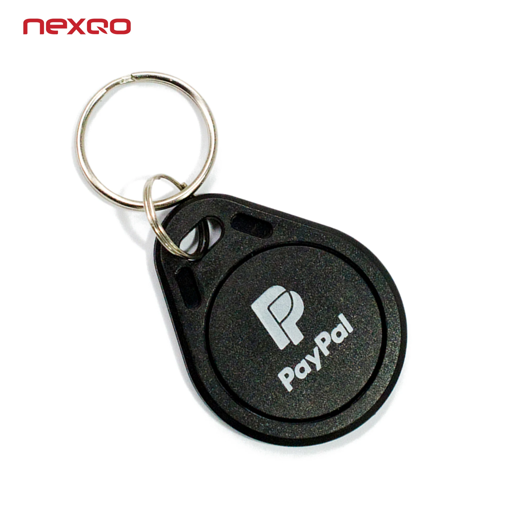 Custom Logo NFC Smart Blank Keychain Luxury 125khz RFID Tags ABS Epoxy PVC Rubber Keyfob tk4100 UHF RFID Active Key Fob Tag