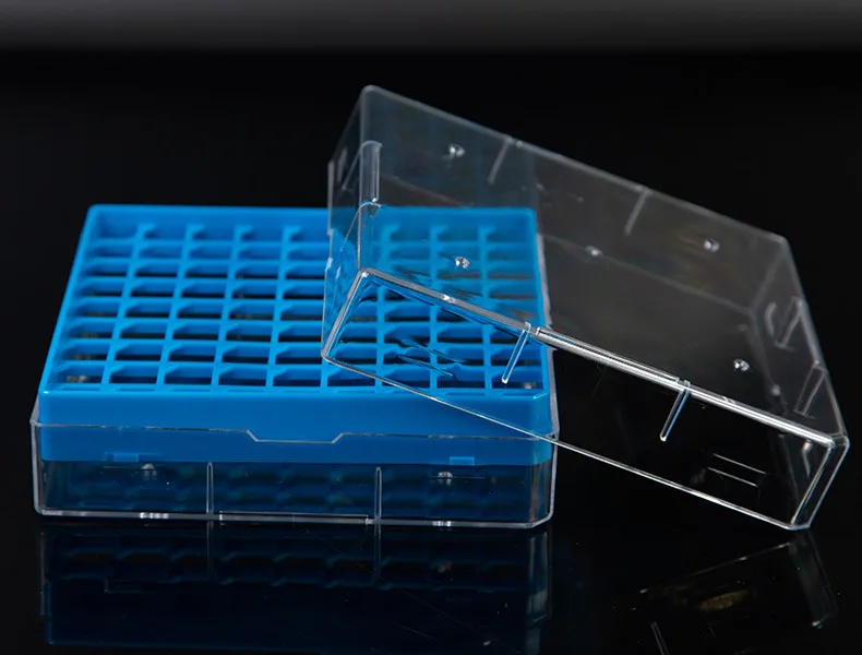 Disposable Laboratory Vials Plastic Rack 2ml 5ml Cryotube Storage Box ...