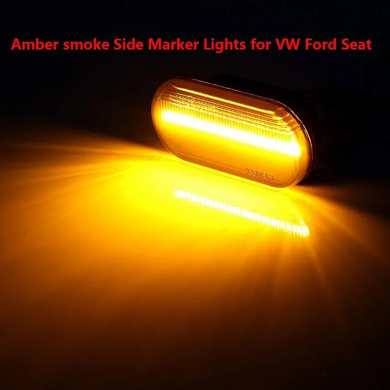 Smoke Dynamic LED Side Marker Turn Signal Light for VW Golf 4 Mk4 Gti R32 Jetta Passat B5 Lupo Polo Sharan Vento Fox Amarok T5