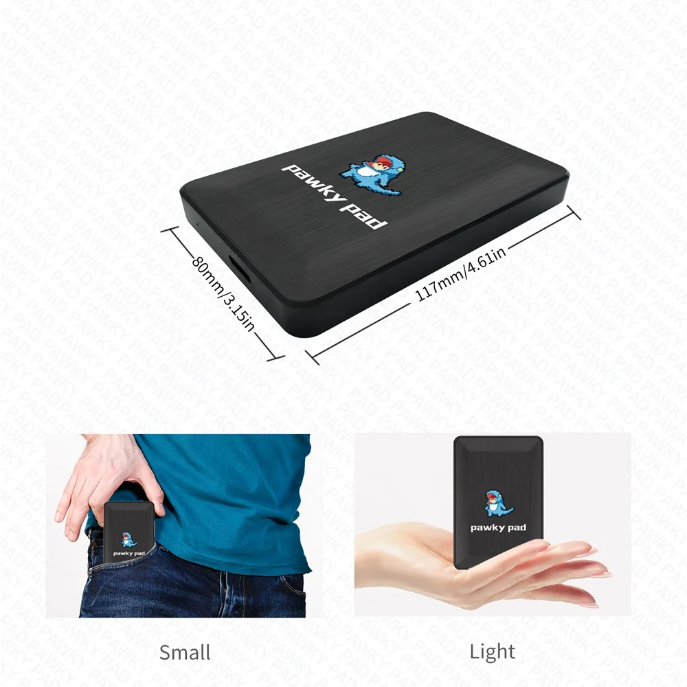 Pawky Pad Video Game Box - 2TB Memory for 50000+ Games