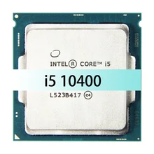 Core I5 10400 CPU 2.9GHz Six-Core Twelve-Thread L2=1.5M L3=12M 65W LGA 1200 Processor for Intel I5 10400 Desktop Gaming