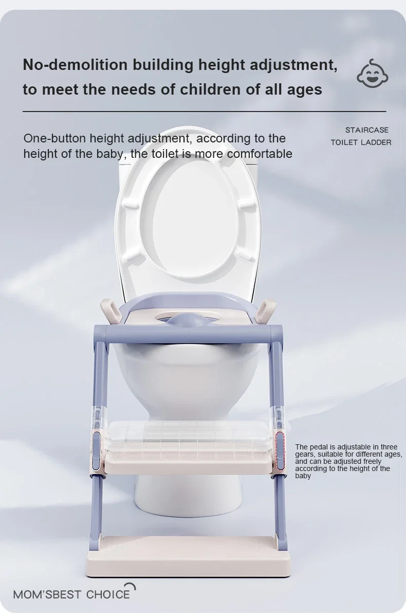 Wholesale Adjustable Height Potty Training Toilet Foldable Kids Baby