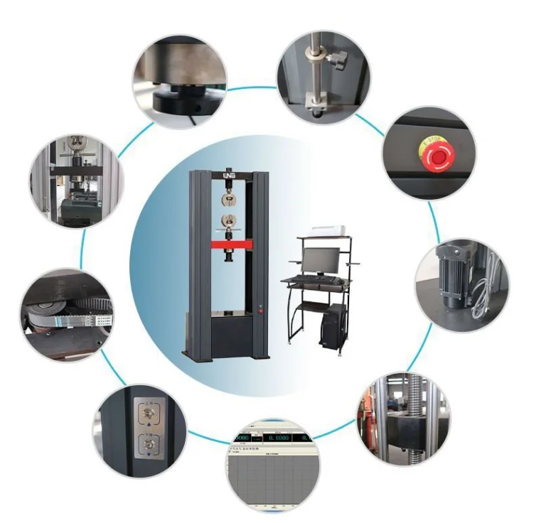 Electronic Universal Testing Machine (UTM) 220V Voltage for Rope Breaking Strength Tensile Tester Universal Universal Tester