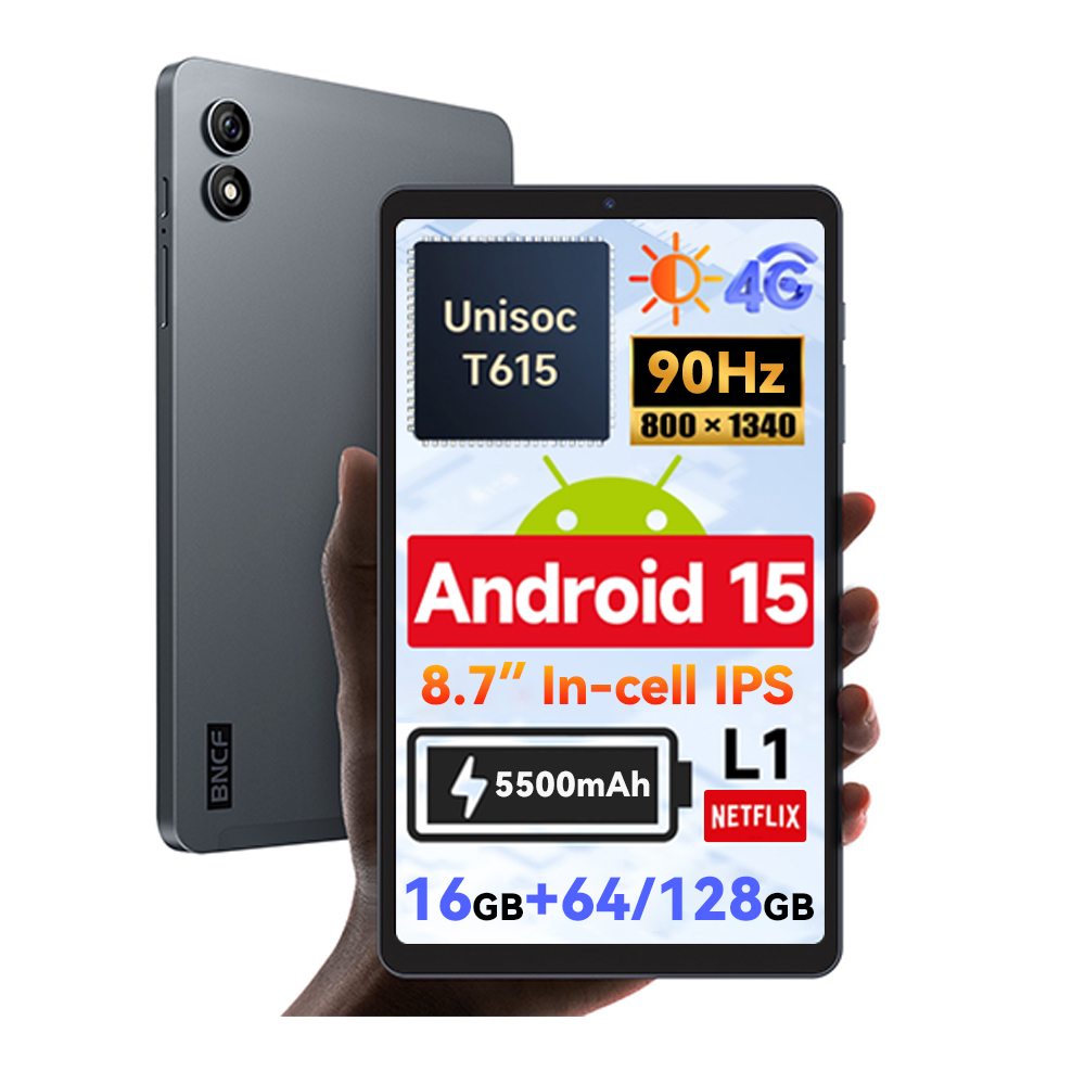 BNCF Bpad Mini SE Tab - 8.7 Inch Tablet Android 15 Octa Core