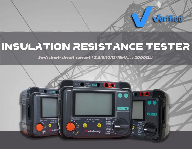 Electrical Insulation Tester Probe Hand Operated Insulation Tester