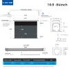 84 inch/16:9 Black Diamond