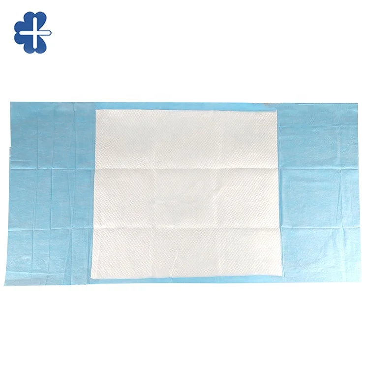 Hospital Big Size Incontinence Comfortable And Soft Underpads For Patient Using With Winged In China