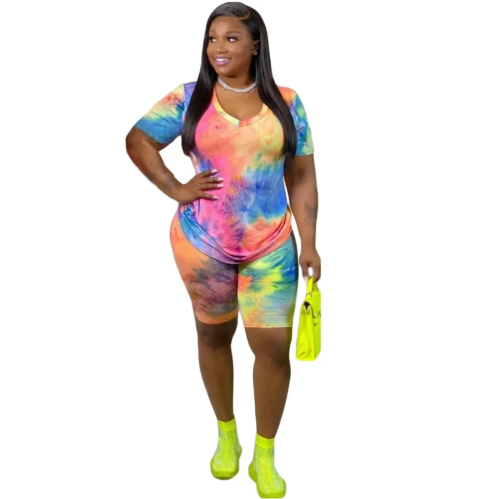 Fashion Short Sleeve Women Two Piece 