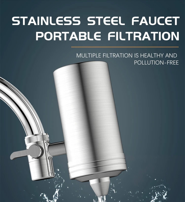 Faucet Water Filter Kitchen Faucet Water Purifier Faucet Mounted With 304 Stainless Steel