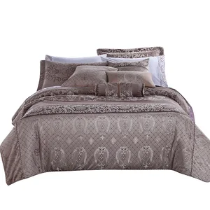 King Size Customized Luxury Jacquard Comforter Set Bedding for Home
