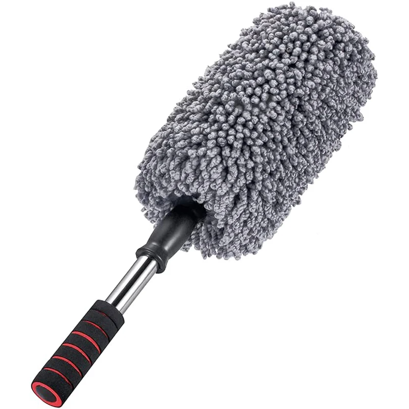 Soft Microfiber Car Duster Long Unbreakable Extendable Handle Dust ...