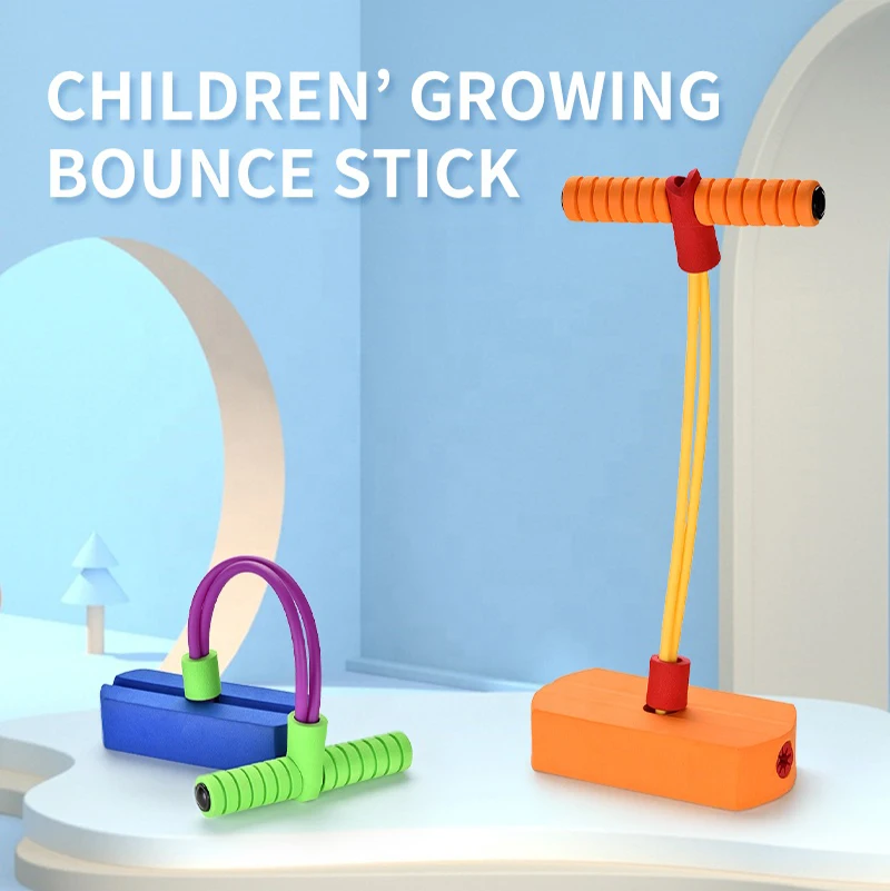Bâtons de Pogo en mousse pour enfants, jouet acoustique pour saut