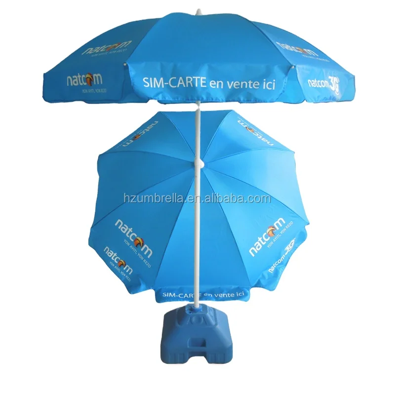 Large Market Umbrella with Windproof Mechanism, Tigo Advertising Beach Umbrella Parasol
