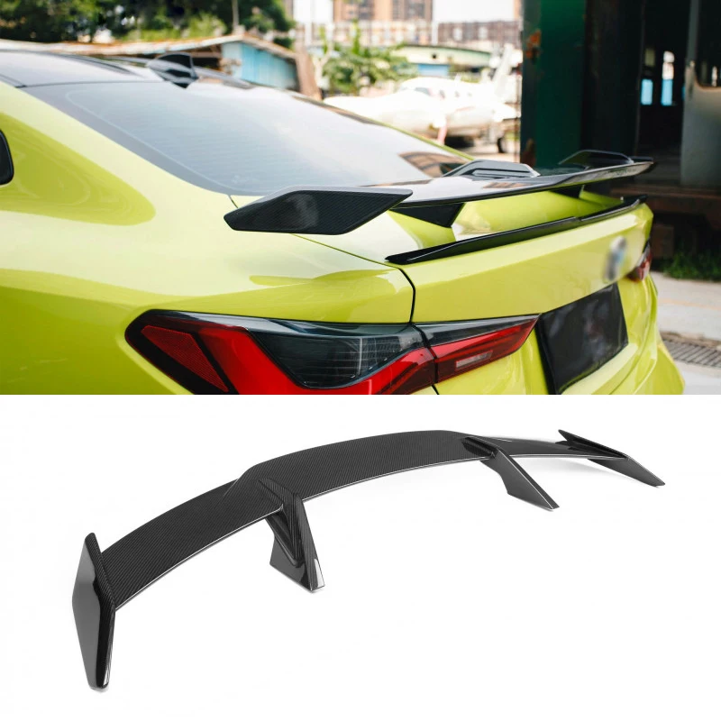 M3 M4 Style Carbon Fiber Spoiler Rear Wing Performance Fit For Bmw M3 G80 M4 G82