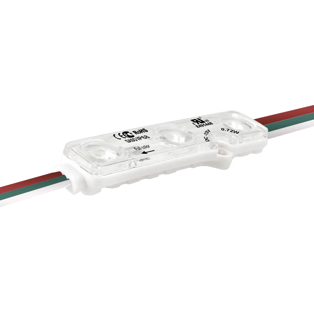 7515 Led Module DC 12V 5050 Digital RGB Full Color LED Module 2811 IC IP68