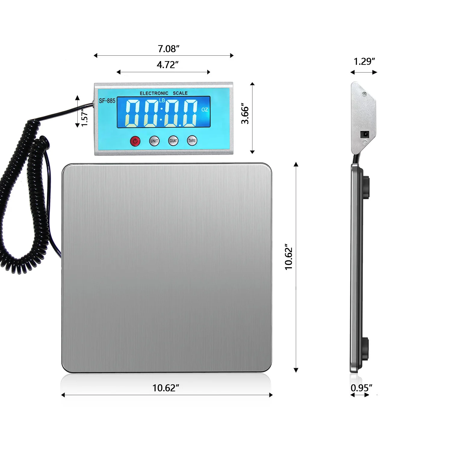 SF-885 Digital Shipping Postal Scale - 200kg Capacity
