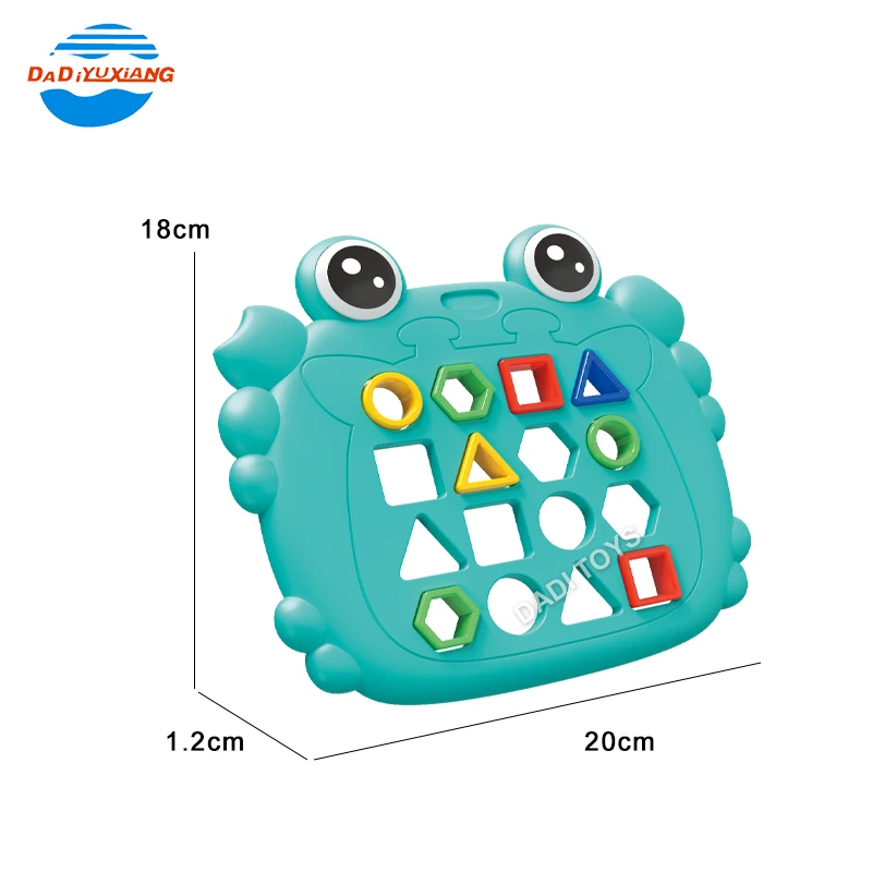 Plastic Crab Educational Sorting Matching Toys Game Shape Matching Toys