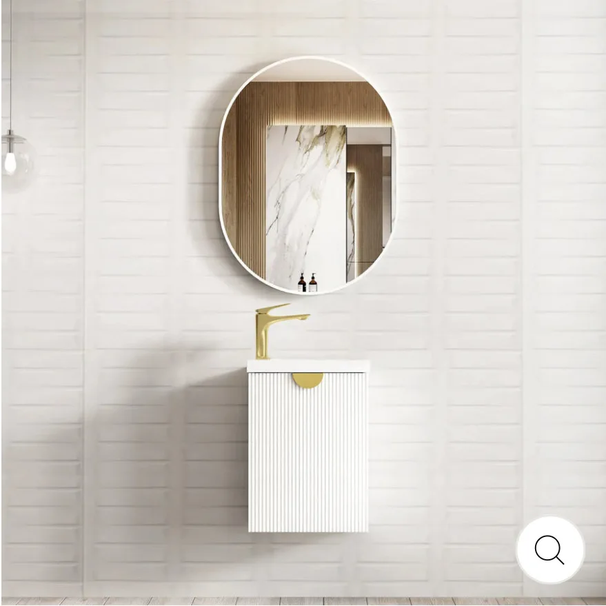 product luxury modern custom color tiny floating small bathroom vanity cabinet and sink set for the small bathroom-7