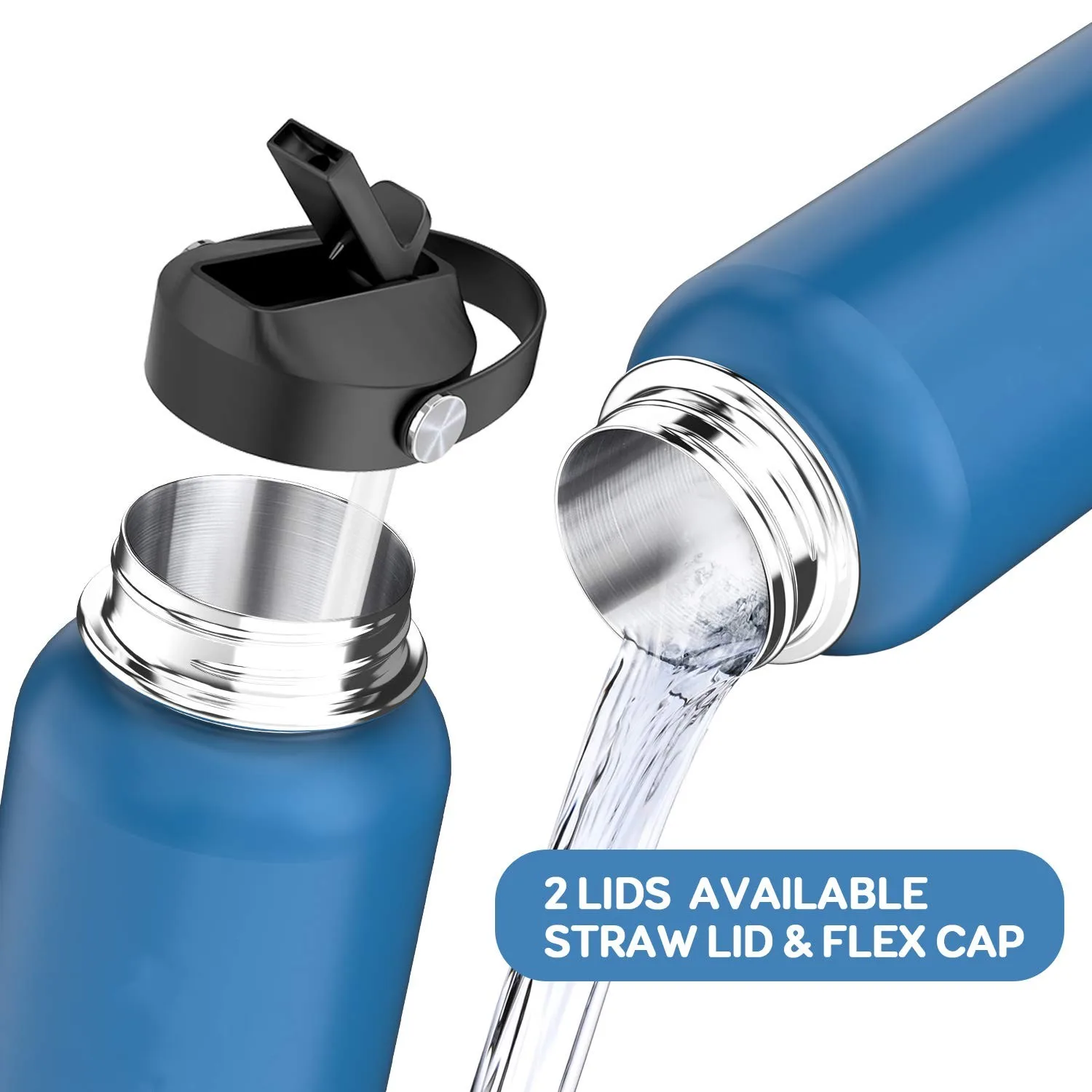 Promotional Bpa Free Lid Vacuum Thermal Water Flask Bottle Custom Logo