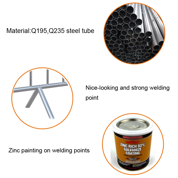 Temporary Pedestrian Heavy Duty Crowd Control Steel Barricade Crowd Control Barriers Metal Interlocking Barricade