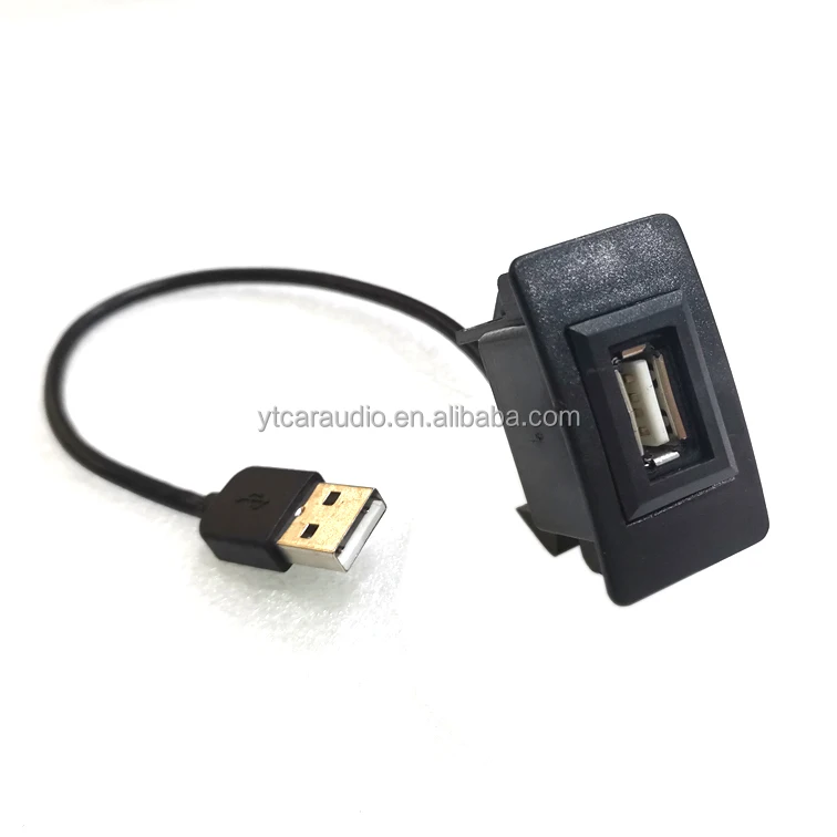 USB Dashboard Panel Socket Harness Extension Cable for Honda Brio City Jazz Civic Accord CRV Freed Flash Mount for DVD Players