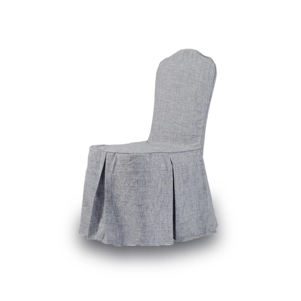 High-quality Customized Hemp Banquet Chair Cover Party Decoration