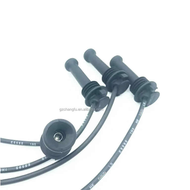 プー(2点) High-quality Spark Plug Wire Ignition Cable Set for Ford