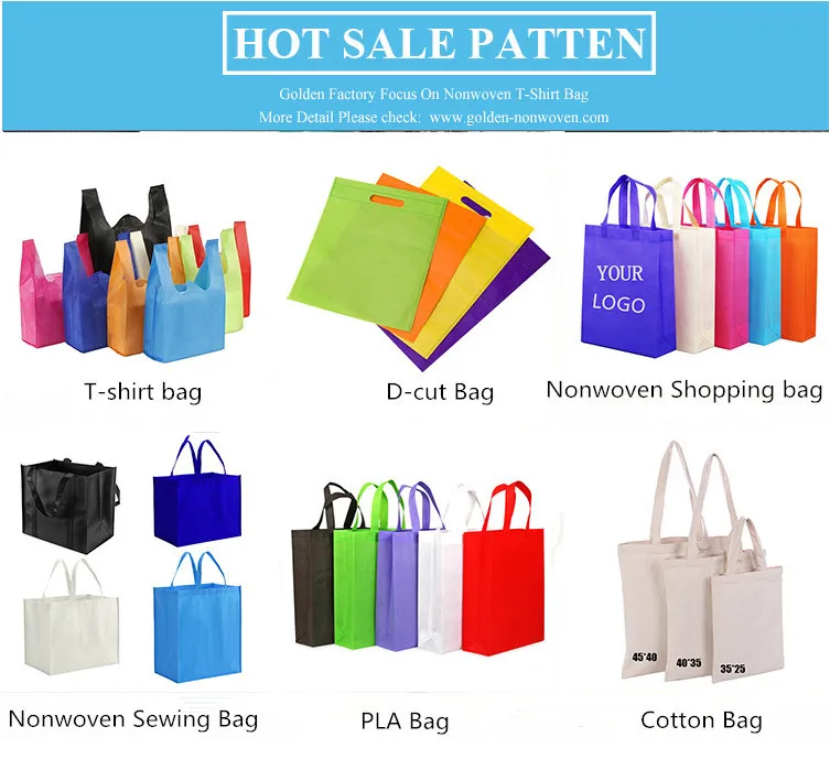 Cheap Factory Price 18-50gsm Any Color W Cut Non Woven Bag, Supermarket Pp Non Woven T-Shirt Bags, Pp Non Woven W Cut Bags
