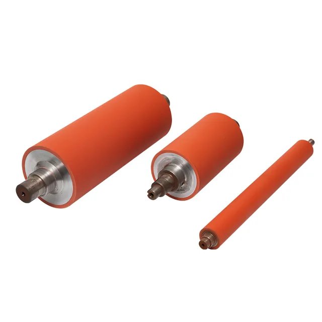 Customized Size High Temperature Resistance Silicone Rubber Roller for Hot Stamping and Cutting with Heat Transfer Printing