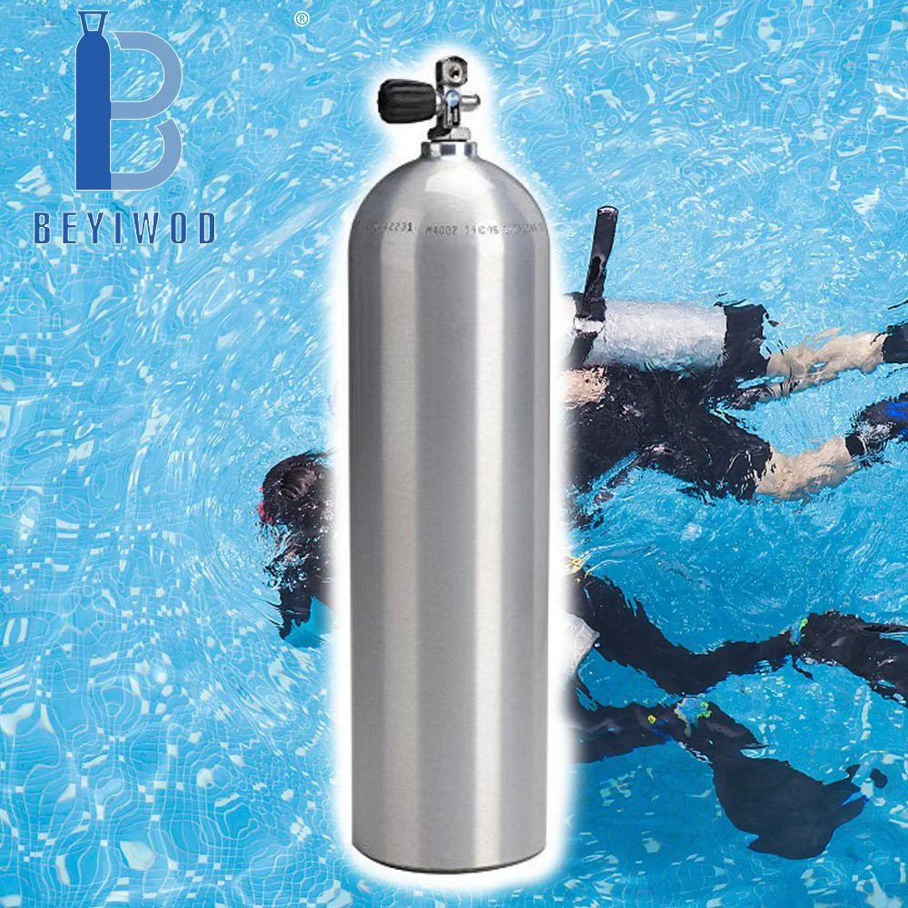 BEYIWOD 3000Psi 270Bar Aluminum Oxygen Cylinder Scuba Diving Air Tank Equipment