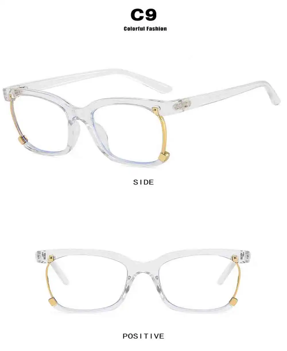 Fashion Optical Computer Eye Glasses Tr90 Frame Anti Blue Light Glasses