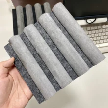 2025 New Soundproof Acoustic Panels Akupanel Suede Veneered Half Round MDF Wood Slat Acoustic Wall Panels with PET Felt Backing