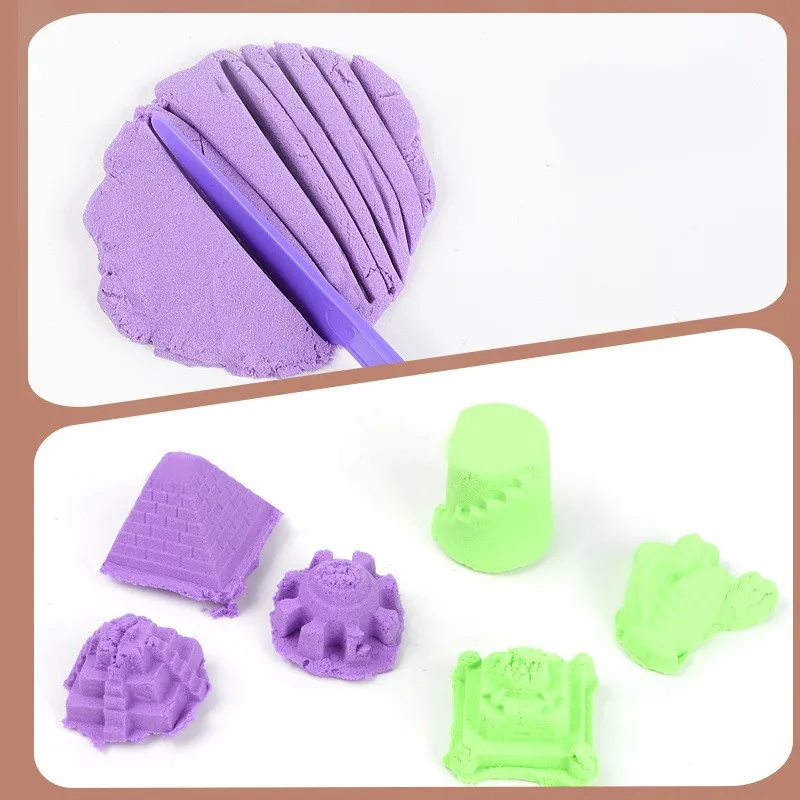 Образовательные нетоксичные игрушки по индивидуальному заказу легко Моделируемые игровой песок оптом детский набор «сделай сам» Космический волшебный