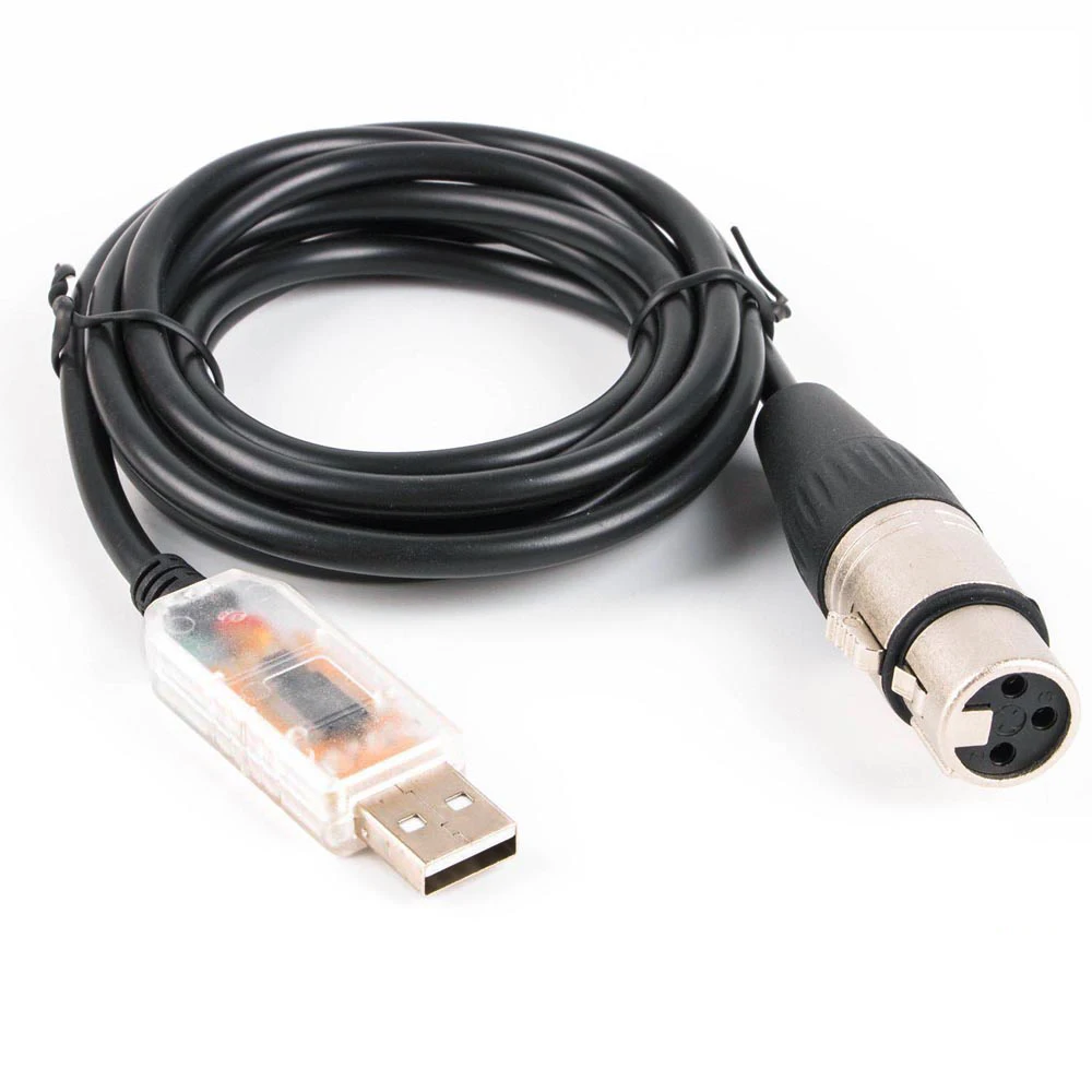FTDI FT232R RS485 XLR Udmx USB Control Kabel for Freestyler