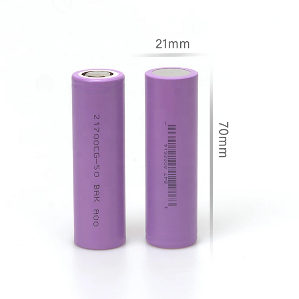 Lithium Li-ion 4000mah 4200mah 4800mah Battery Cell 21700 3.7v Battery ...