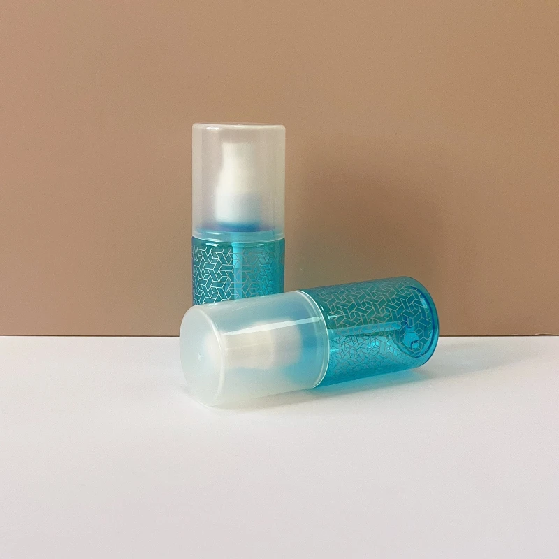 Factory Supply 100ml PET Toner Body Lotion Plastic Bottle With Emulsion Pump