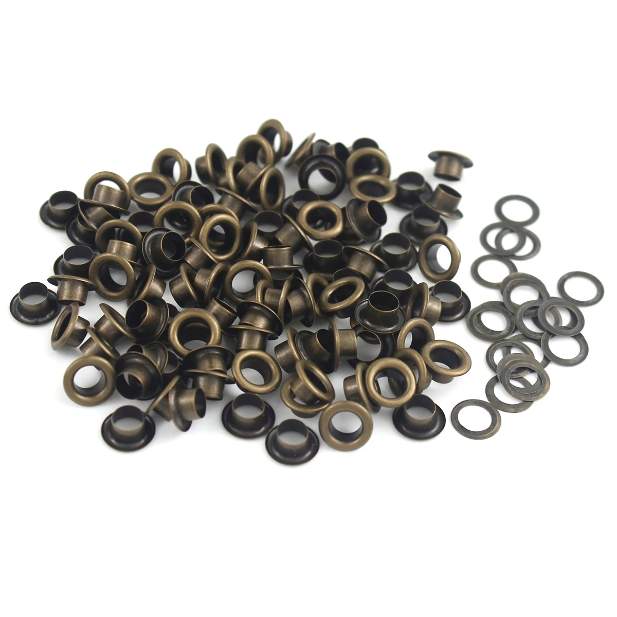 4.5mm Brass Eyelet With Washer Garment Leather Craft Repair Grommet