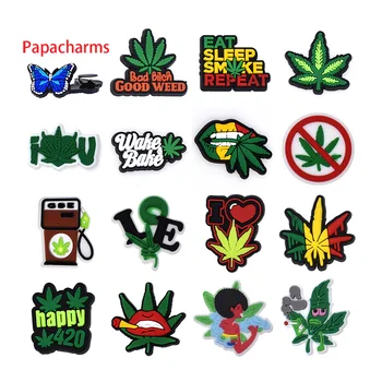 Pvc Croc Charms 420 Weed Plant Croc Shoe Charm For Gift Cookie Charms ...