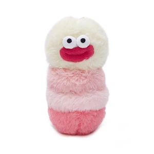 Fluffy Soft Caterpillar Toys Interactive Natural Catnip Chew Toy for Indoor Cat