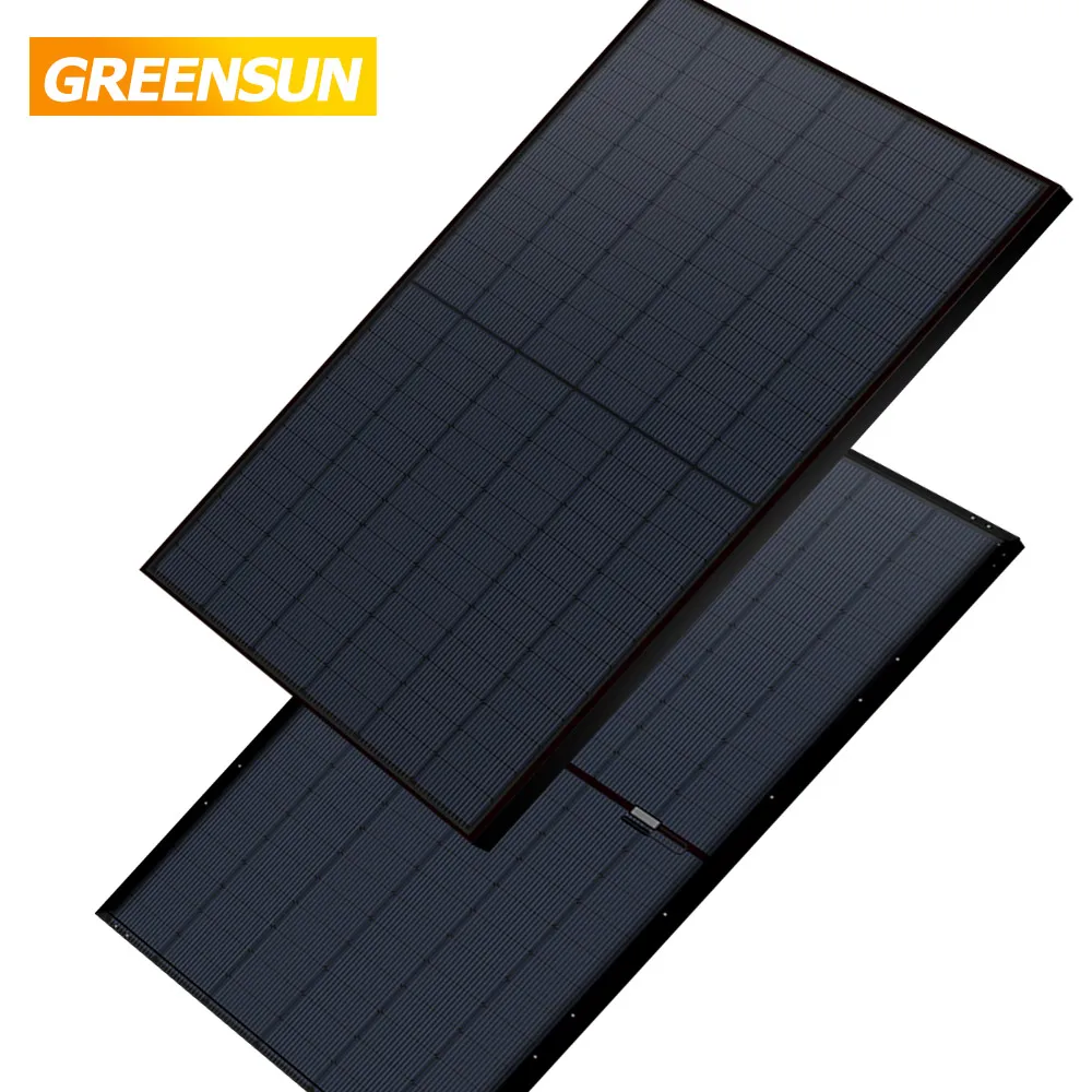 Application of Solar Panel Sweden Solar Panels All Black Bifacial Solar Cells 580W 585W 560W Solar Price Flexible Solar Panels