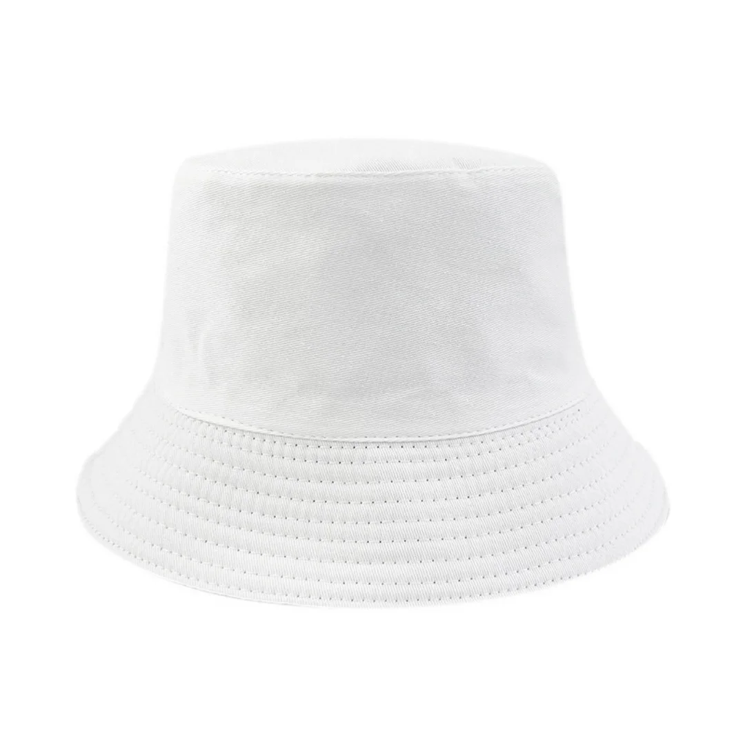 Basic Bucket Hat Simple Solid Color Design Comfortable Breathable Sun Shade Daily Leisure Outdoor Universal