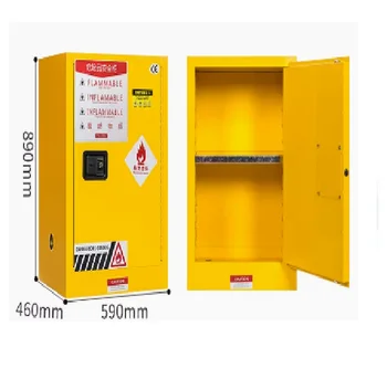 Dangerous chemical storage cabinet industrial chemical safety cabinet 12 gallons of flammable fire-proof box