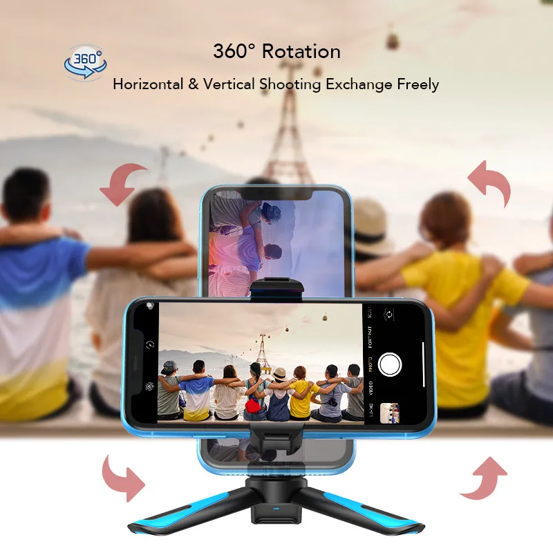 Лучшая продажа смартфон VLOG Live Holder Broadcast Stand ленивый Мини Мобильный держатель для штатива