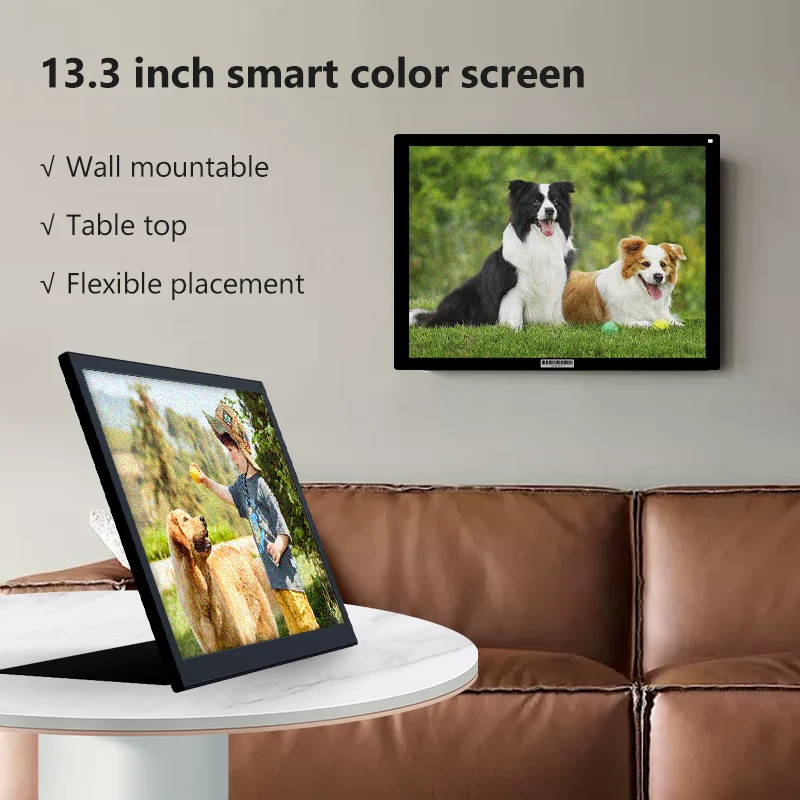 13.3 Inch WiFi 6 color high-definition E-ink Epaper Color screen digital Display Price Tag ESL Electronic Shelf Label supplier